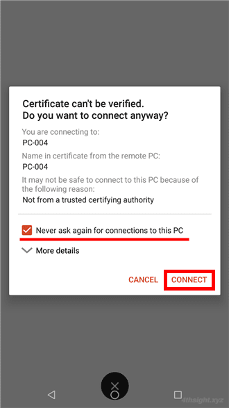 スマホからWindowsにリモートデスクトップするなら「Remote Desktop」アプリ。