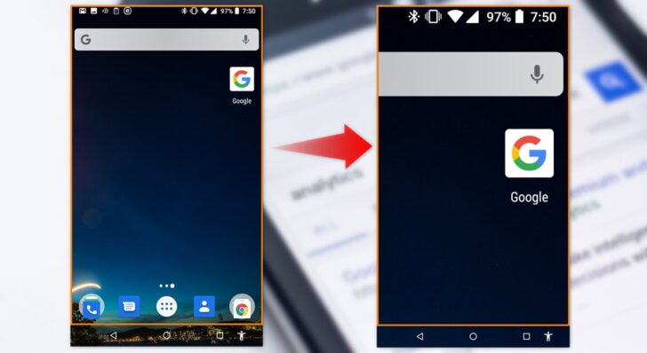 Android端末の画面を拡大（ズーム）表示する方法。