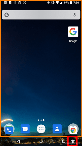 Android端末の画面を拡大（ズーム）表示する方法。
