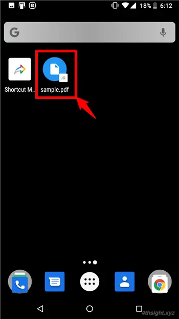 AndroidでファイルやWebページのショートカットを作成する方法「Shrotcut Maker」。