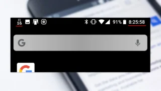 Android端末のステータスバーに秒や日付を表示する方法