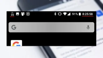 Android端末のステータスバーに秒や日付を表示する方法