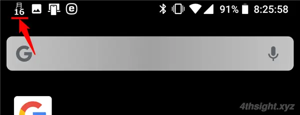 Android端末のステータスバーに秒や日付を表示する方法。
