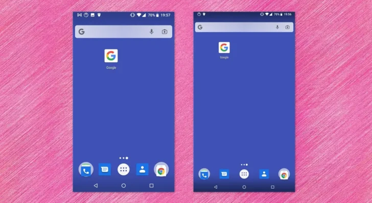 Android端末で画面の表示サイズを微調整する方法。