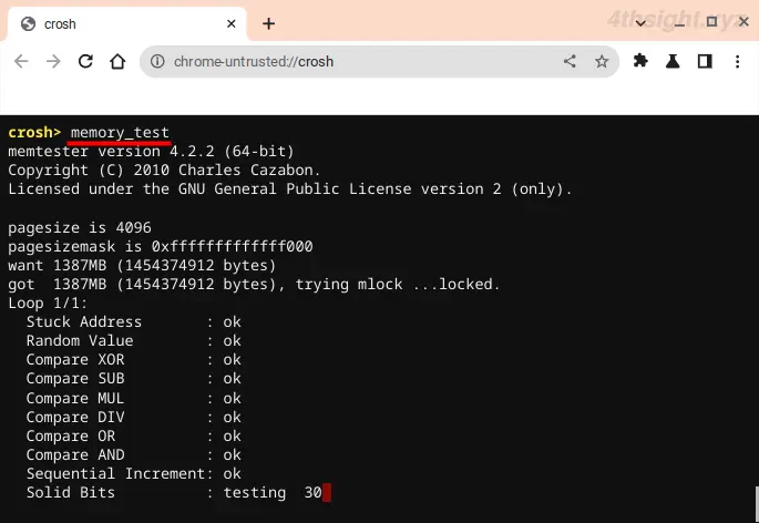 ChromeOS（Chromebook）のコマンドインターフェースcroshの使い方。