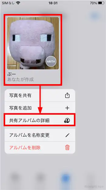 iPhoneで家族や友人と写真や動画を共有する方法（共有アルバム）。